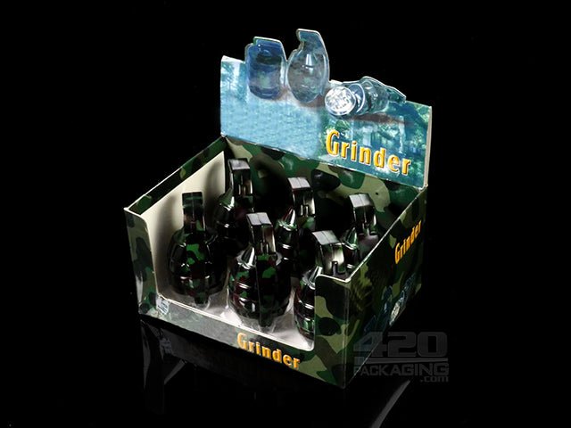 Three Piece Metal Grenade Grinder 6/Box - 4