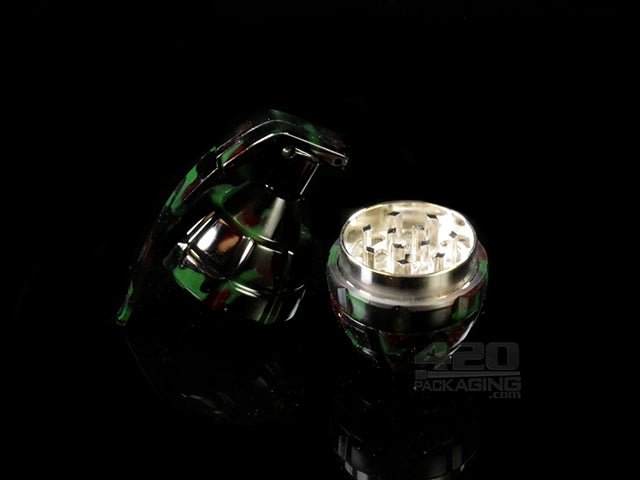 Three Piece Metal Grenade Grinder 6/Box - 1