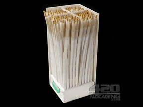 Hara 1 1-4 Size Classic White Pre Rolled Paper Cones 900/Box - 3