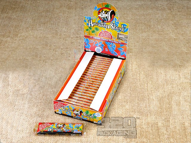 Skunk Brand 1 1-4 Size Flavored Hemp Rolling Papers 24/Box Blackberry - 1
