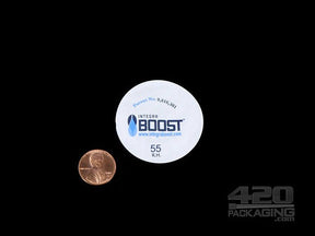 Boost Round 45mm Humidity Packs 55% (1 gram) - 3500/Box - 2