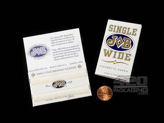 JOB Single Wide Rolling Papers 24/Box - 2