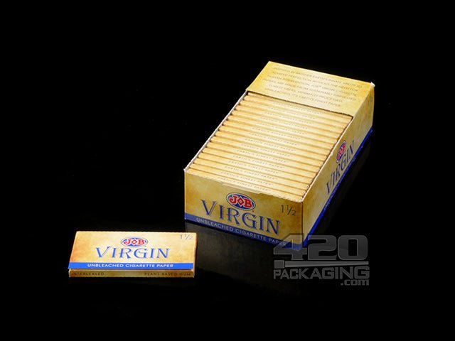 JOB 1 1-2 Sized Virgin Rolling Papers 24/Box - 1
