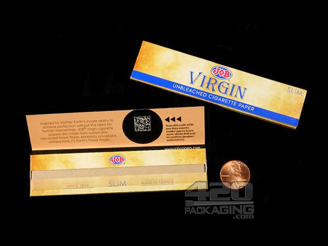 JOB Slim Size Virgin Rolling Papers 24/Box - 2