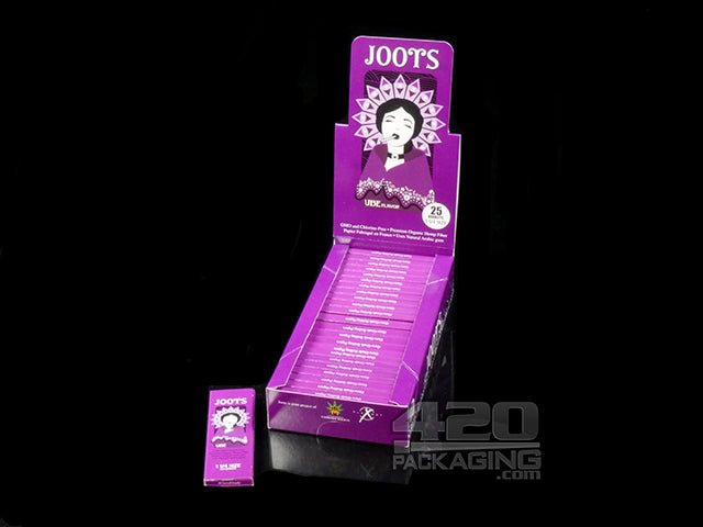 Joots 1 1-4 Size Ube Flavored Hemp Rolling Papers 24/Box - 1