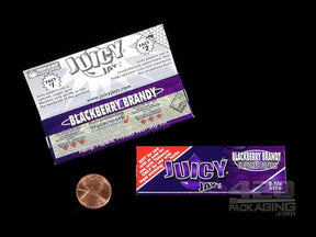 Juicy Jay's 1 1-4 Size Blackberry Brandy Flavored Hemp Rolling Papers - 3
