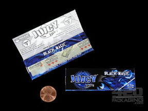 Juicy Jay's 1 1-4 Size Black Magic Flavored Hemp Rolling Papers - 3