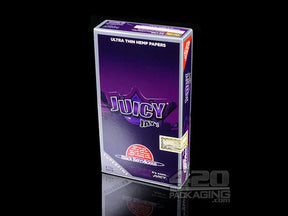 Juicy Jay's 1 1-4 Size Super Fine Black Berrylicious Flavored Hemp Rolling Papers - 2