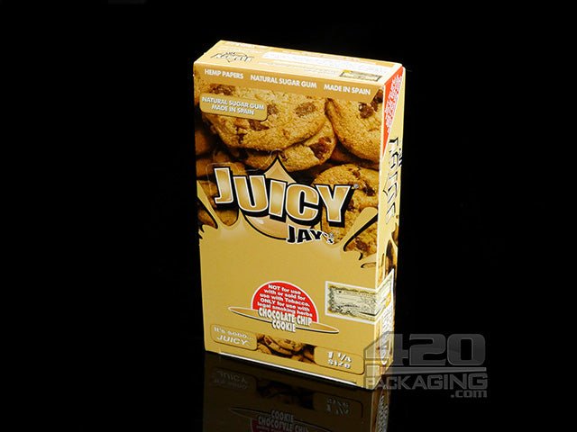 Juicy Jay's 1 1-4 Size Chocolate Chip Cookie Flavored Hemp Rolling Papers - 2