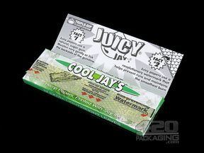 Juicy Jay's 1 1-4 Size Cool Jay's Flavored Hemp Rolling Papers - 4