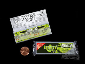 Juicy Jay's 1 1-4 Size Super Fine Green Leaf Flavored Hemp Rolling Papers - 3