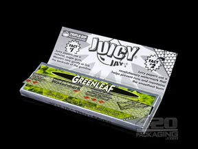 Juicy Jay's 1 1-4 Size Super Fine Green Leaf Flavored Hemp Rolling Papers - 4