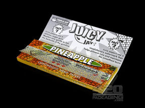 Juicy Jay's 1 1-4 Size Pineapple Flavored Hemp Rolling Papers - 4