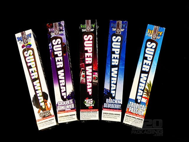 Juicy Flavored Super Wraps 1/Box Black/Blue - 3