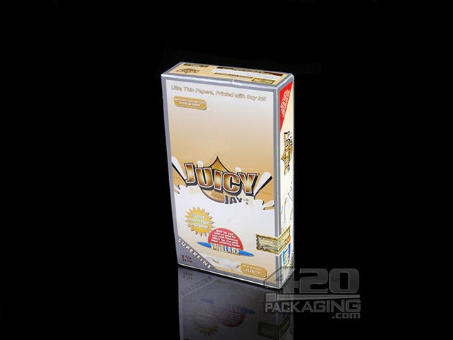 Juicy Jay's 1 1-4 Size Super Fine Vanilla Ice Flavored Hemp Rolling Papers - 2