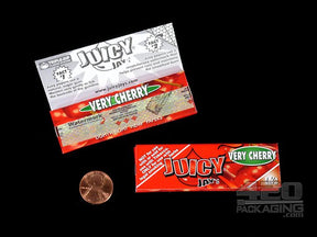 Juicy Jay's 1 1-4 Size Very Cherry Flavored Hemp Rolling Papers - 3