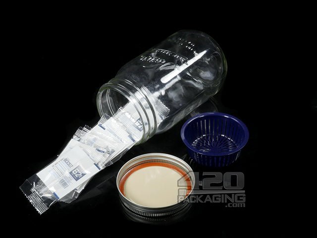 Kerr 32oz Humidity Control Glass Jar 4/Box - 4