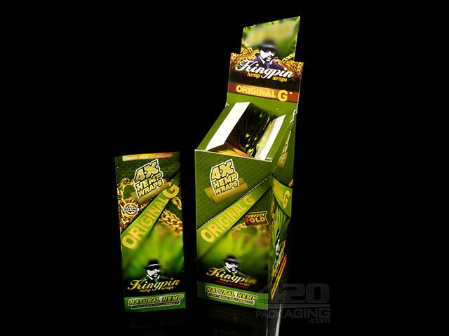 Kingpin Original G Flavor Hemp Wraps 25/Box - 1