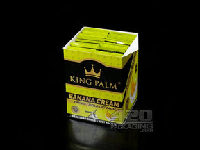 King Palm Banana Cream Flavored Mini Rolls 2 Packs 20/Box - 1