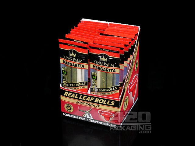 King Palm Margarita Flavored Mini Rolls 2 Packs 20/Box - 1