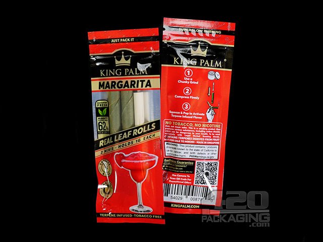 King Palm Margarita Flavored Mini Rolls 2 Packs 20/Box - 2