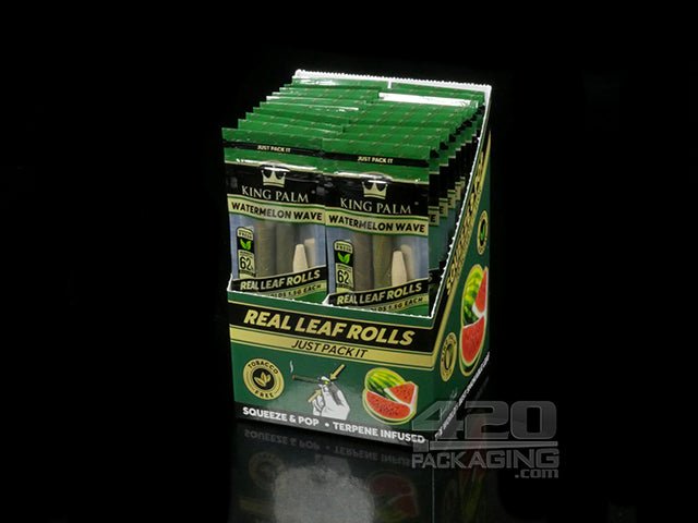 King Palm Watermelon Wave Flavored Slim Rolls 2 Packs 20/Box - 1