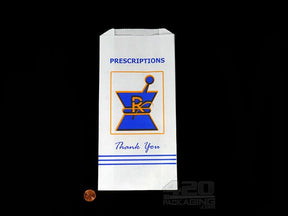 Medium Kraft Pharmacy Prescription Paper Bags 1000/Box - 2