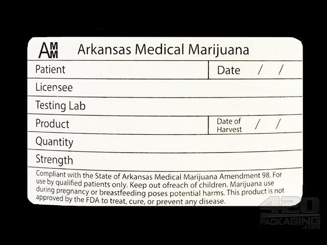 Arkansas Rx Labels 1000/Roll - 1
