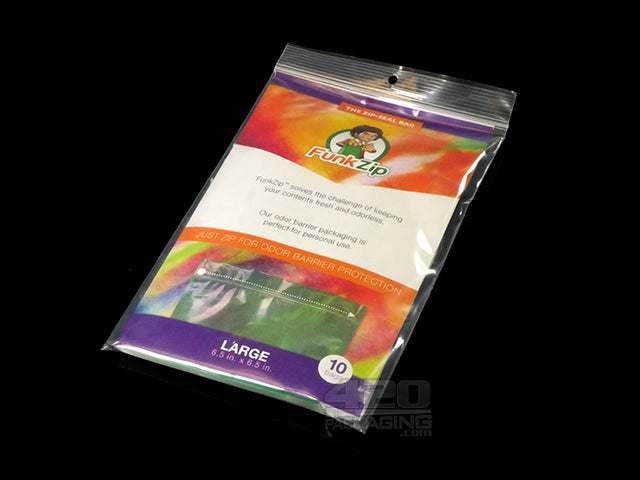 Extra Large Funk Zip Odor Barrier Zip Seal Bags 10-Pack - 2