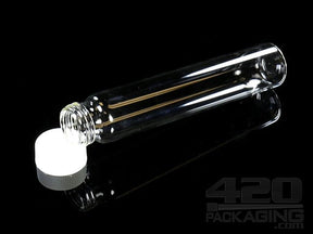 5.50 Inch Glass Vials With White Lid 144-Bo - 2
