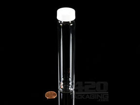 5.50 Inch Glass Vials With Black Lid 144/Box - 1