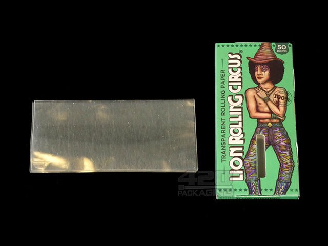 Lion Rolling Circus Transparent 1 1-4 Size Rolling Papers 24/Box - 4