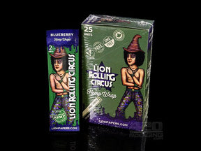 Lion Rolling Circus Blueberry Hemp Wraps 25/Box - 1