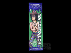 Lion Rolling Circus Blueberry Hemp Wraps 25/Box - 2