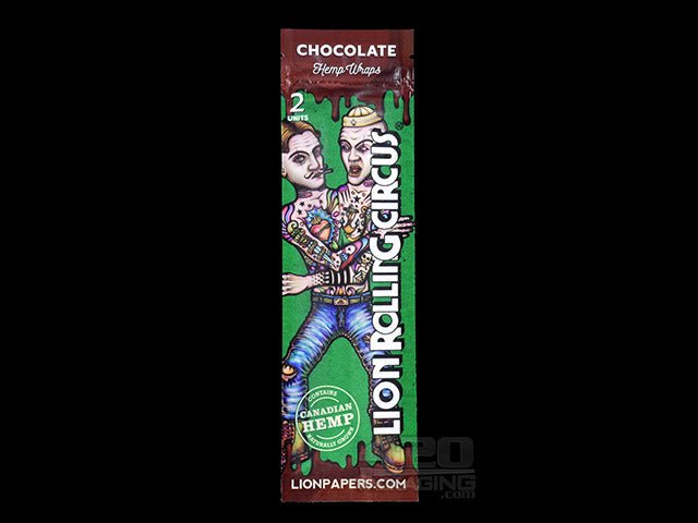 Lion Rolling Circus Chocolate Hemp Wraps 25/Box - 2
