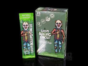 Lion Rolling Circus Natural Hemp Wraps 25/Box - 1