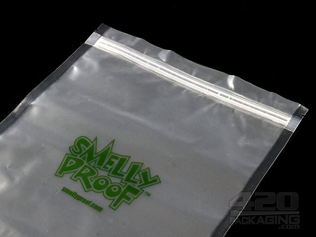 8.5x10 Clear Smelly Proof Large Plastic Zip Bags 15/Box