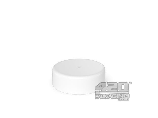 38mm Smooth Push and Turn Child Resistant Plastic Caps With Foam Liner - White - 288/Box - 1