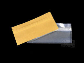 Kraft-Clear 6" x 3" Mylar Flat Seal Zip Bags (Pre/Rolls) 1000/Box - 1