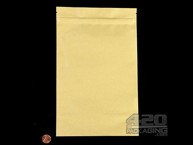 Kraft-Clear 7" x 11" Mylar Stand Up Pouch Zip Bags 1000/Box - 2