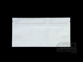 White-Clear 6" x 3" Mylar Flat Seal Zip Bags (Pre Rolls) 1000/Box - 1