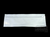 White-White 9" x 3" Mylar Flat Seal Zip Bags (Pre Roll & Syringe) 1000/Box - 1