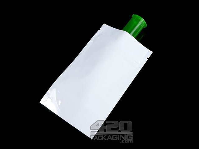 White-Clear 3" x 5" Mylar Stand Up Pouch Zip Bags 1000/Box - 3