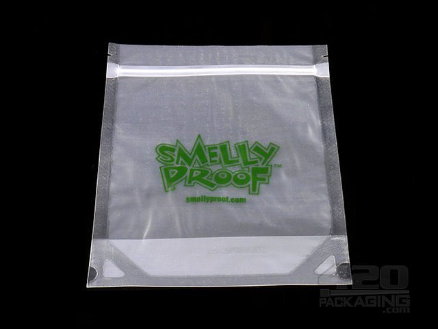6.5"x7.5" Clear Smelly Proof Medium Plastic Zip Bags 100/Box - 1