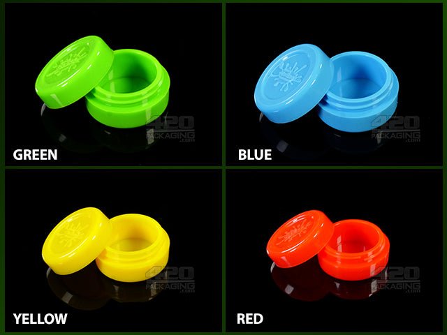 NoGoo Large Silicone Concentrates Container Red - 4
