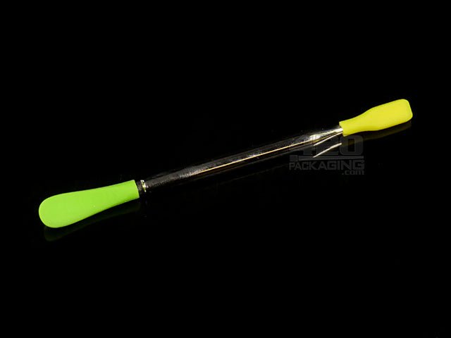 NoGoo V Scrape Metal Dab Tool With Silicone Tips - 1