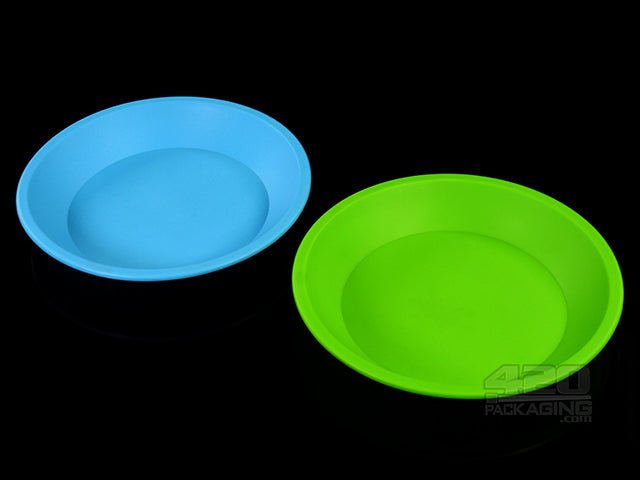 NoGoo Silicone Large Round Tray Blue - 1