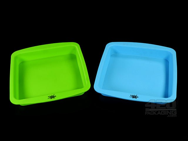 NoGoo Silicone Large Square Tray Blue - 1
