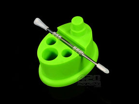 NoGoo Silicone Dabbers Stand Green - 3