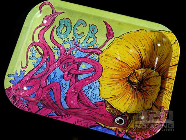 OCB Small Cephalopod Design Rolling Tray - 3